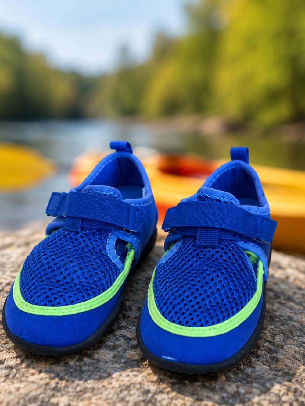 Toddler Water Shoes | Blue Aqua Beach & Pool Shoes | Size 8